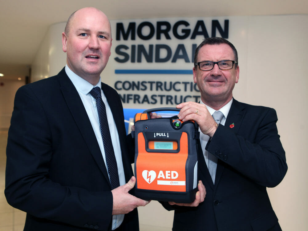 MORGAN SINDALL PLC ANNOUNCES GROUND-BREAKING AED INITIATIVE WITH CARDIAC SCIENCE