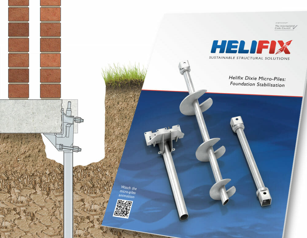 New brochure for Helifix Dixie micro-piles