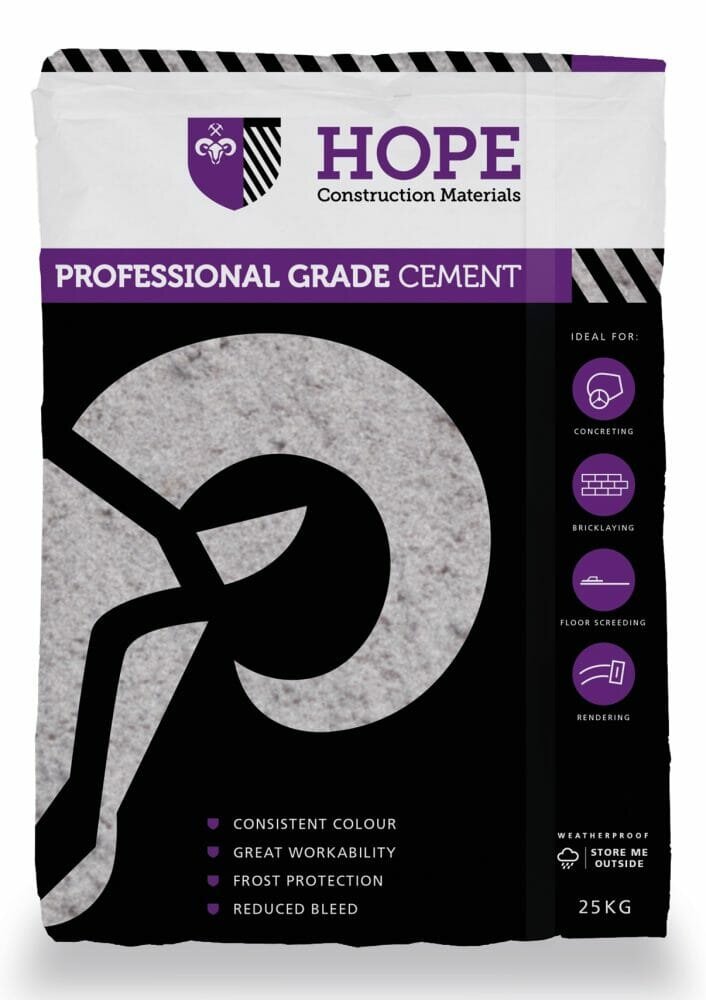 Hope announce bagged cement product