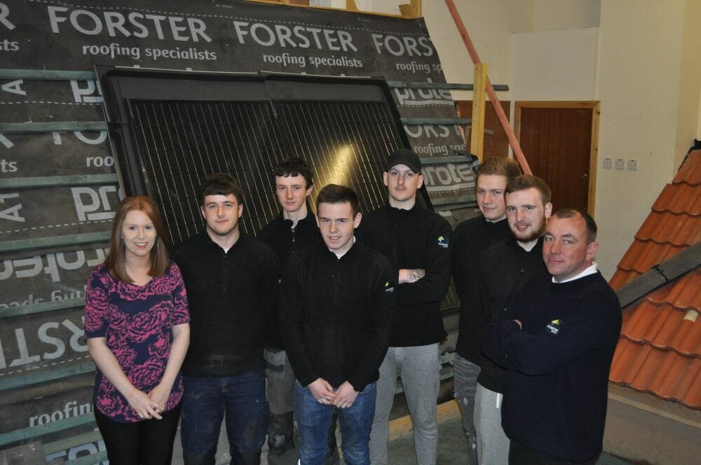 SIX ROOFING APPRENTICES COMPLETE OFF-SITE TRAINING AT FORSTER SKILLS ACADEMY