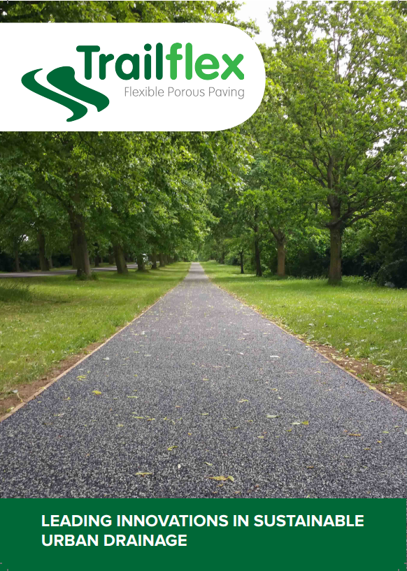 NEW TRAILFLEX BROCHURE PUBLISHED ON  BENEFITS OF FLEXIBLE POROUS PAVING SYSTEM