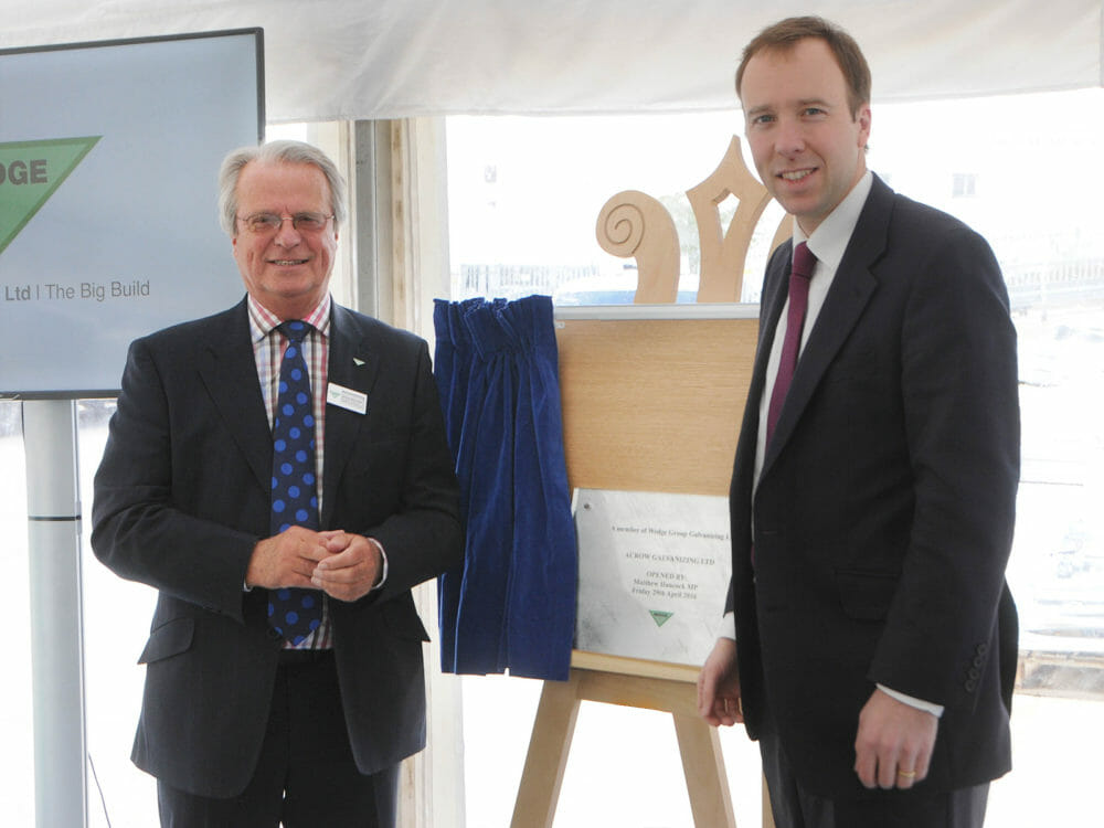 NEW £MULTIMILLION GALVANIZING PLANT OFFICIALLY UNVEILED