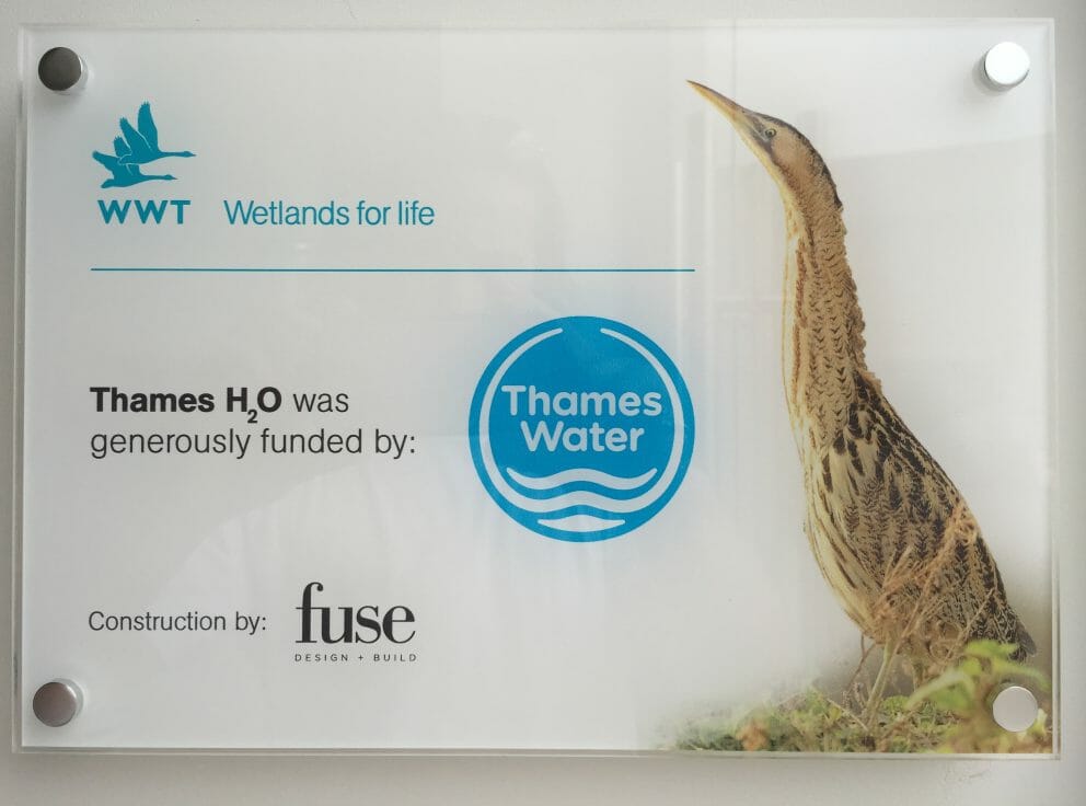WWT LONDON WETLAND CENTRE & THAMES WATER  OFFICIALLY OPEN  THAMES H20