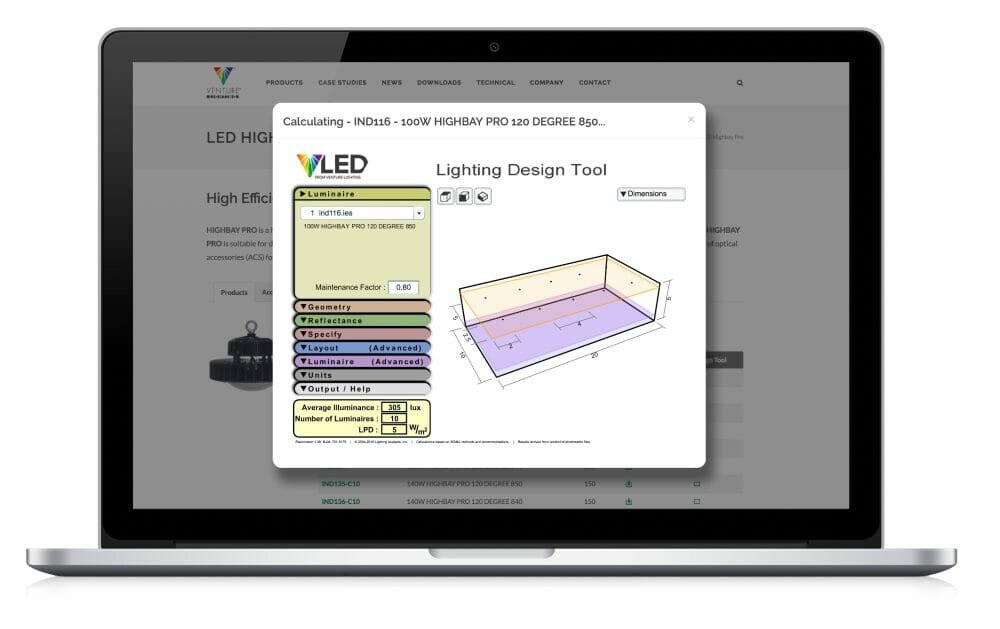 NEW VENTURE WEBSITE OFFERS SMART LIGHTING DESIGN TOOL