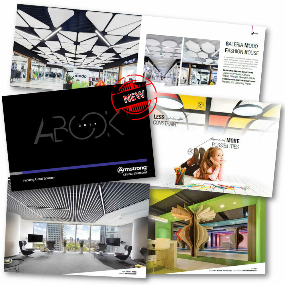 Armstrong Ceilings showcases European projects in its A Book for 2017 @ArmstrongCeilin