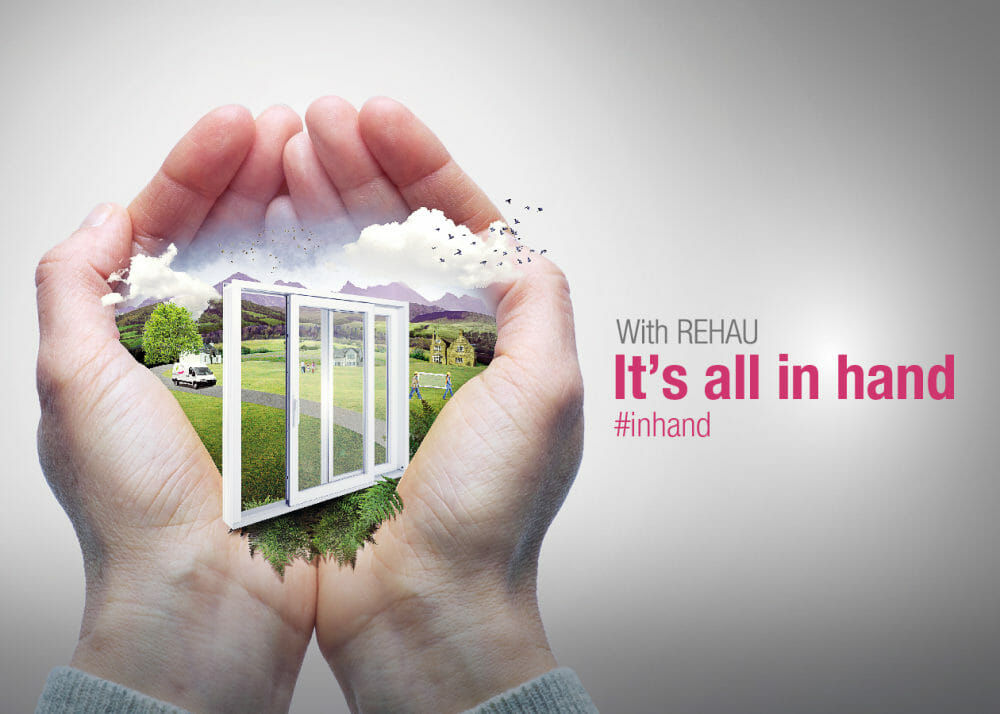 It’s all in hand on the REHAU stand!