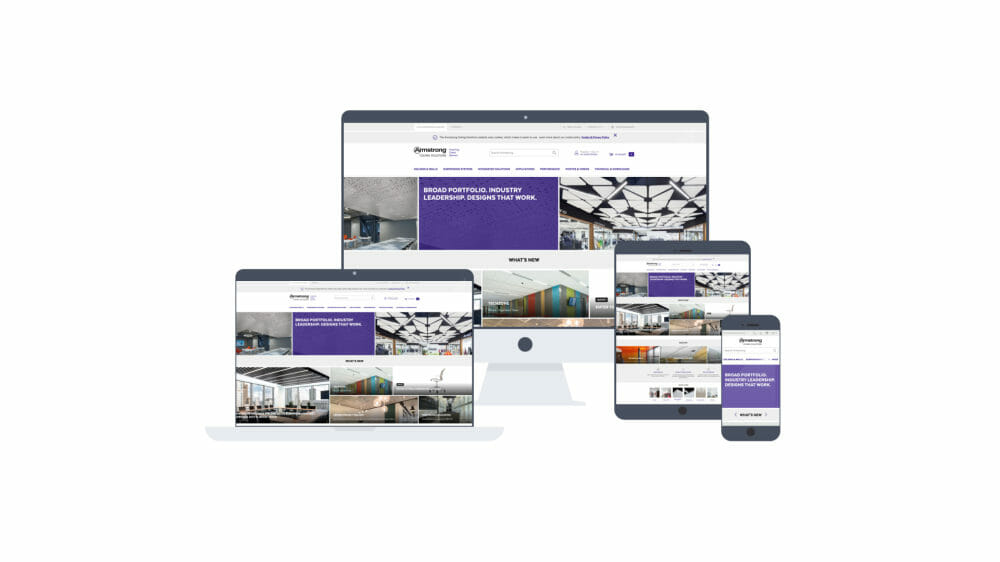 Armstrong Ceiling Solutions launches new websites for UK and Ireland