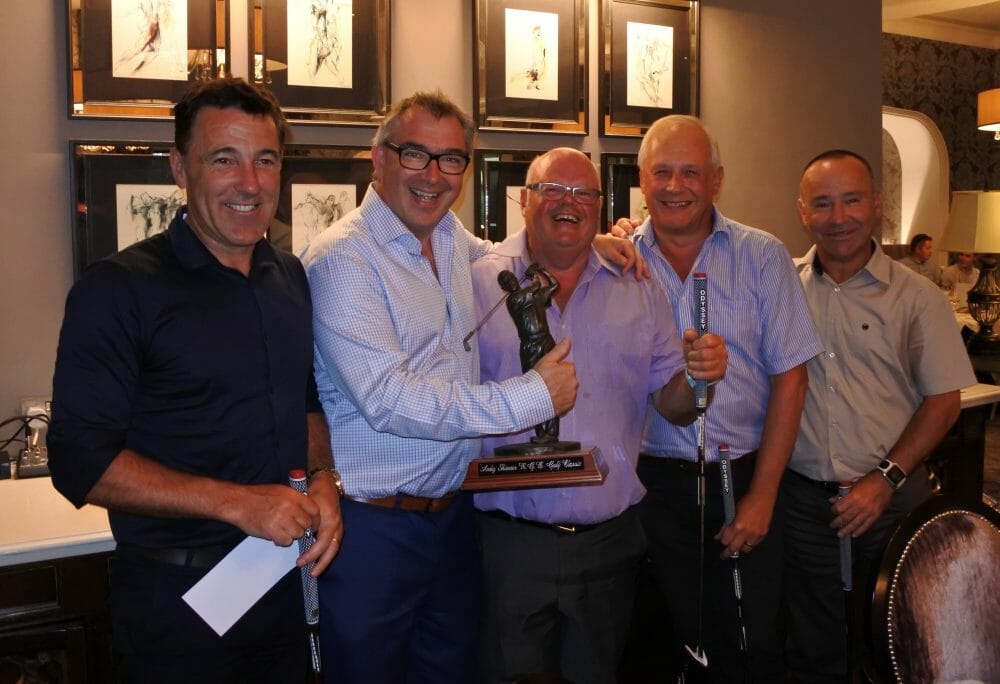 Footballing legend helps RGB raise over £3,500 during charity golf event @RGBArchie