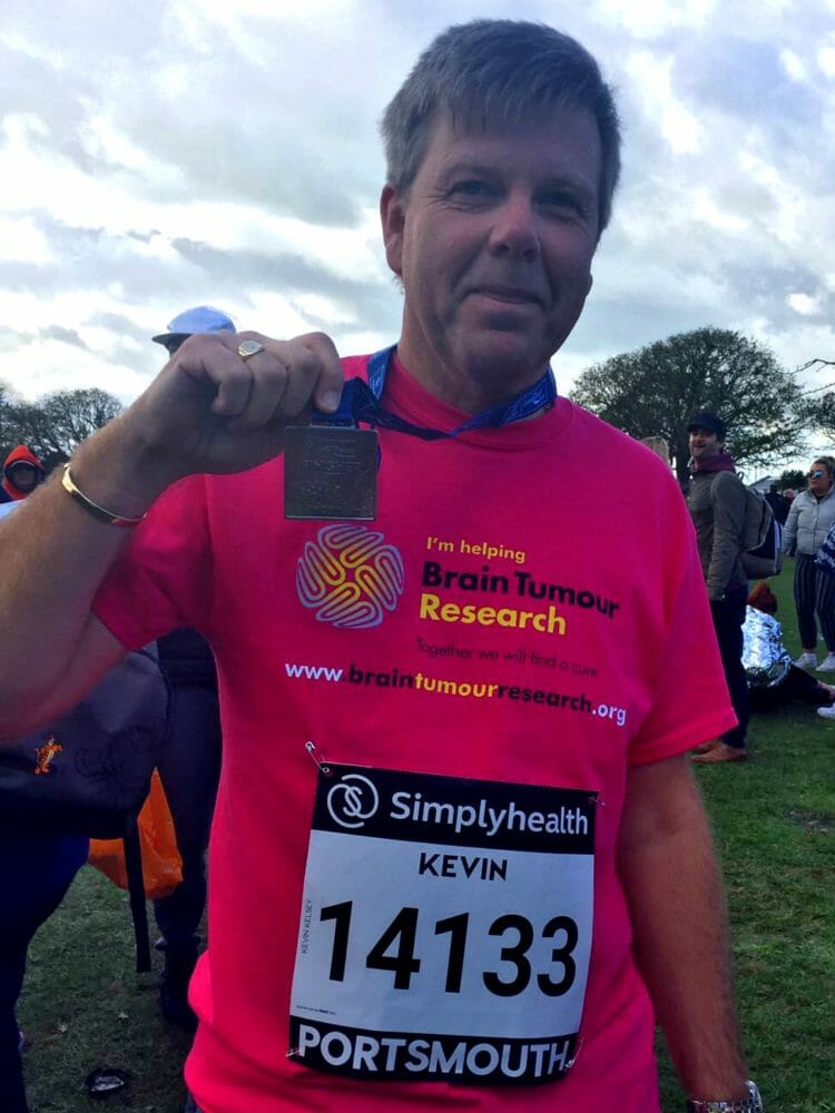 Covers employee completes Great South Run in memory of friend @coverstimber