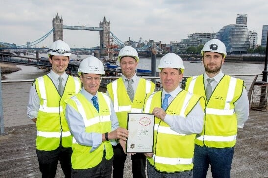 LANDMARK PLACE AWARDED GOLD BY CONSIDERATE CONSTRUCTORS SCHEME @Barratplc