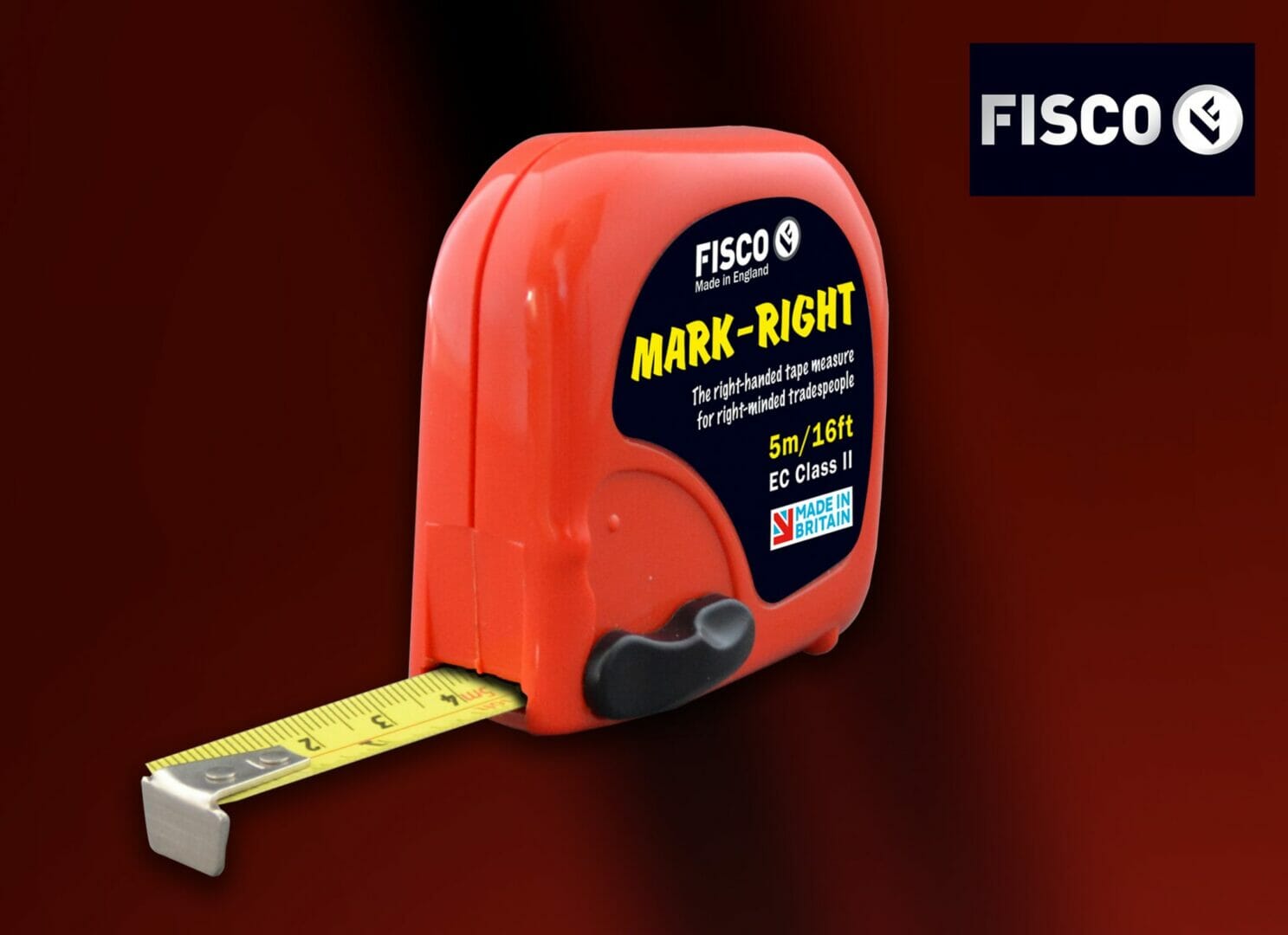 Fisco’s New ‘Mark-Right’ – The ‘Time-Saving’ Tape for Right-Handed Craftsmen. @SnickersWw_UK