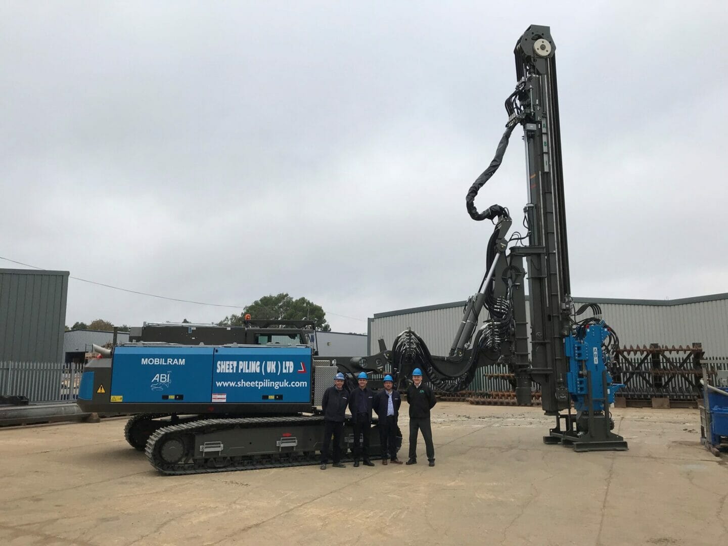 Sheet Piling Experts Take Delivery Of World-First Rig