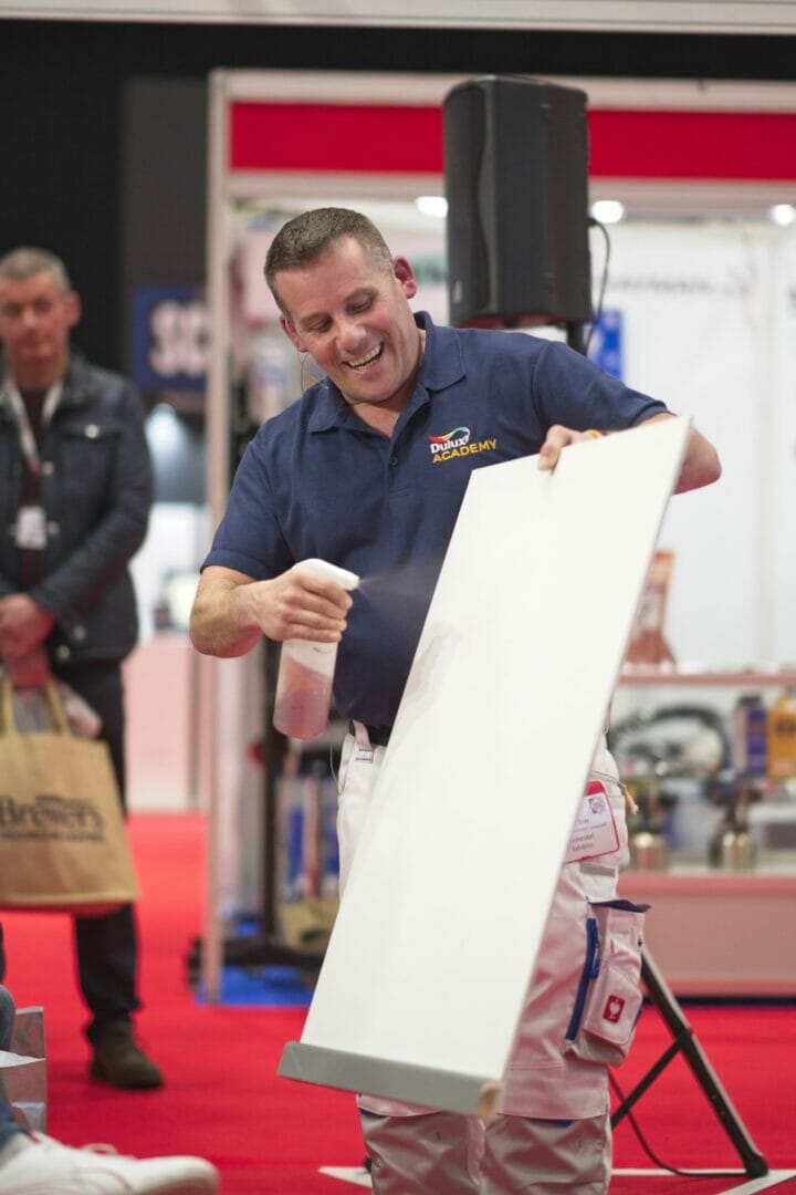 DULUX HEROES DURABILITY AND WATER BASED PAINT AT P&D SHOW