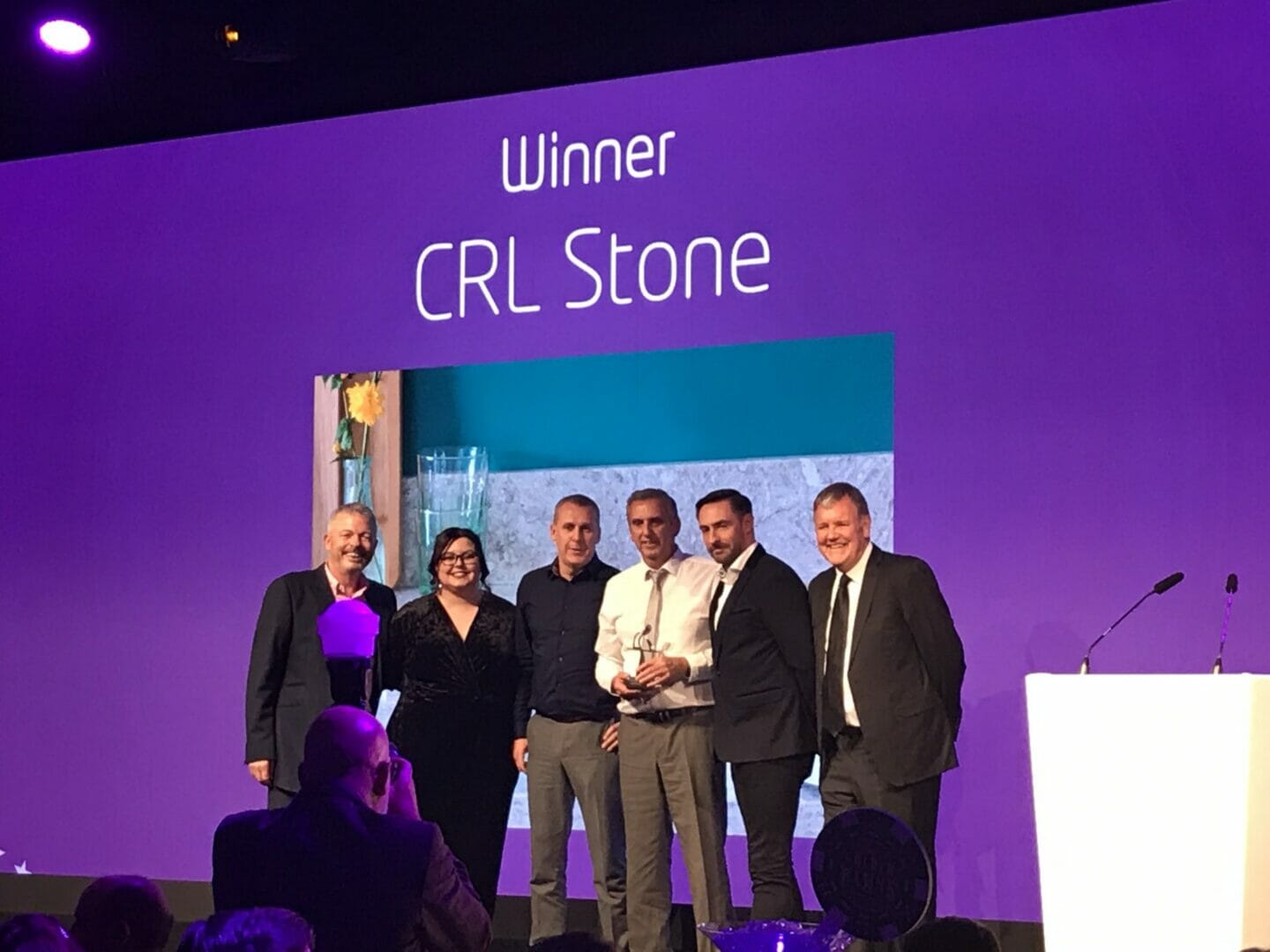CRL Quartz Renaissance collection wins Best Surface of 2018 at EK&B Business Awards