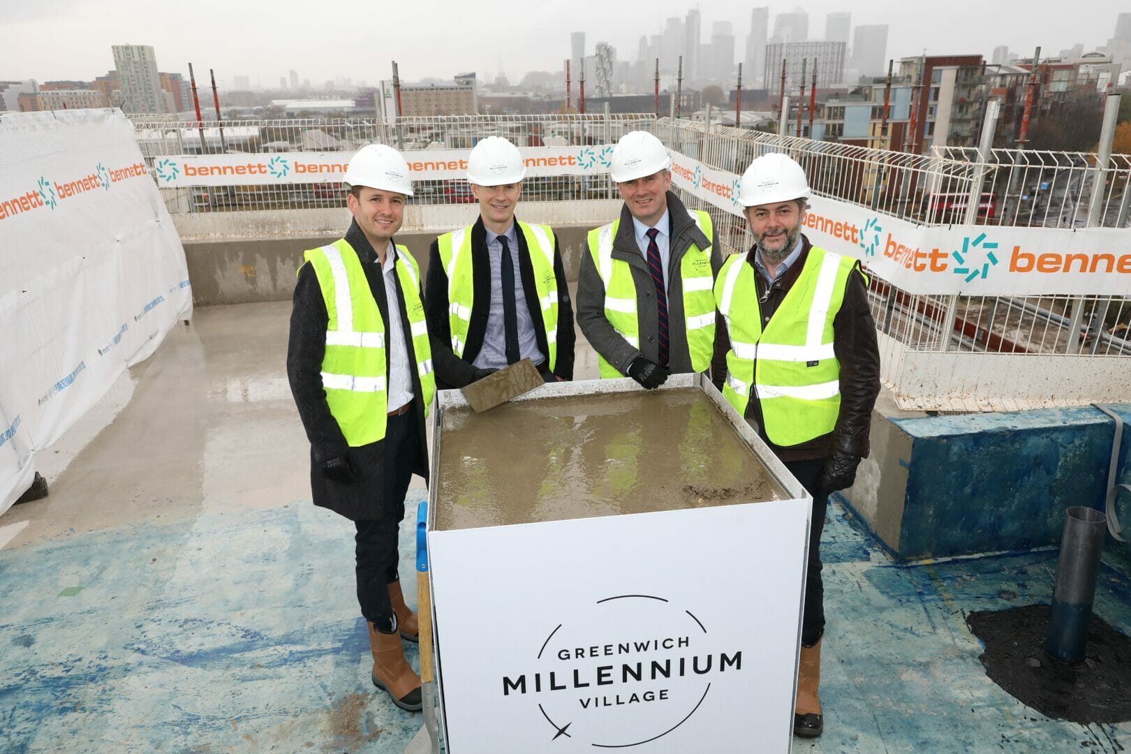 Greenwich Millennium Village celebrates “topping-out” of latest phase, Commodore’s Quarter   @GreenwichMV