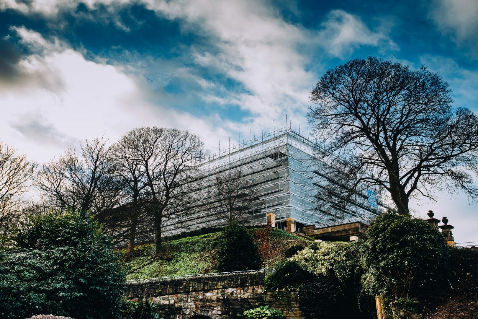 Major milestone for Nottingham Castle renovation as 15km of scaffolding is removed