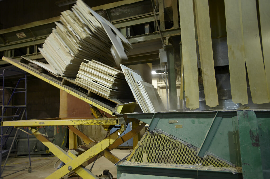 Armstrong Ceiling Solutions has simplified its recycling scheme