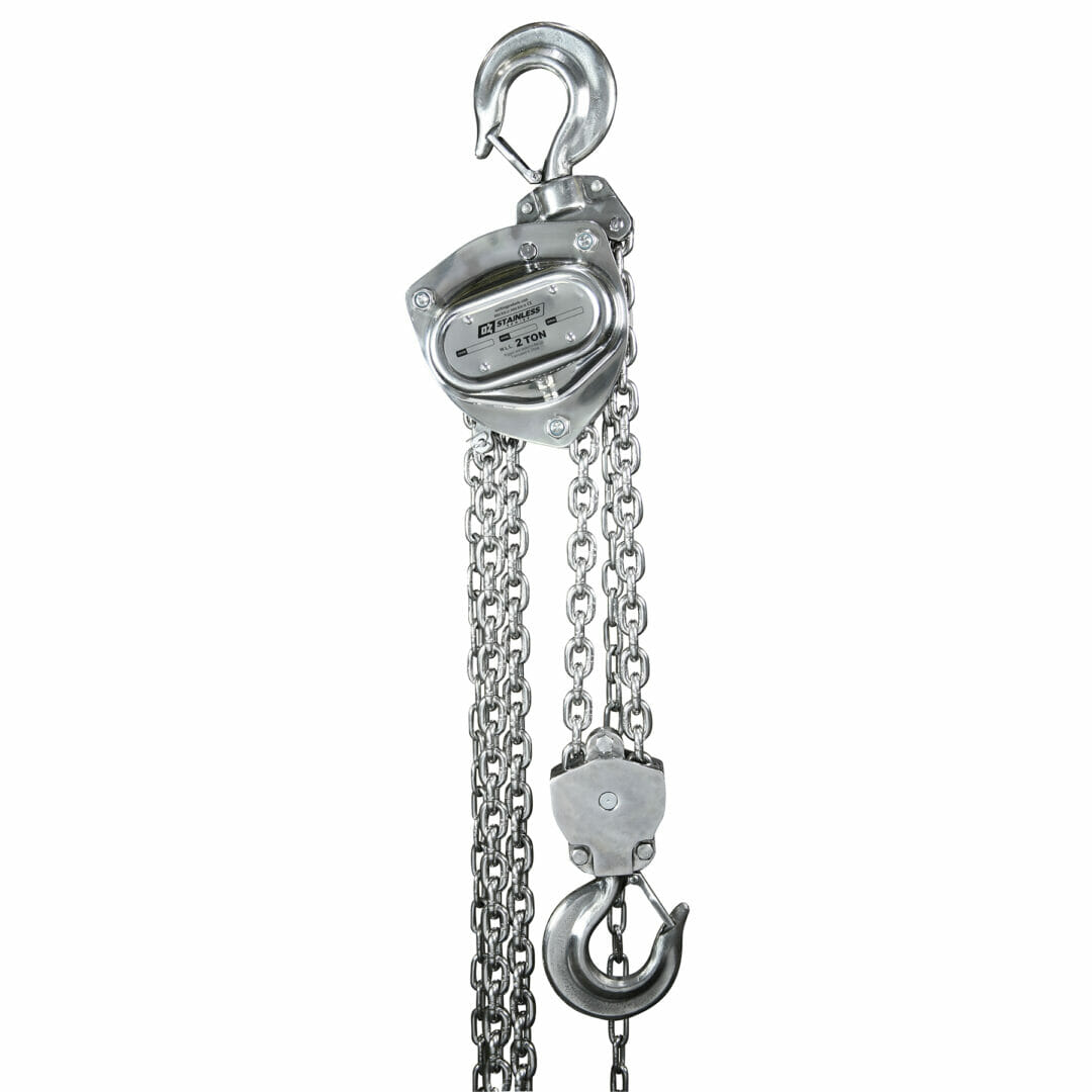 OZ Lifting Launches Stainless Steel Chain Hoist  @OZLifting