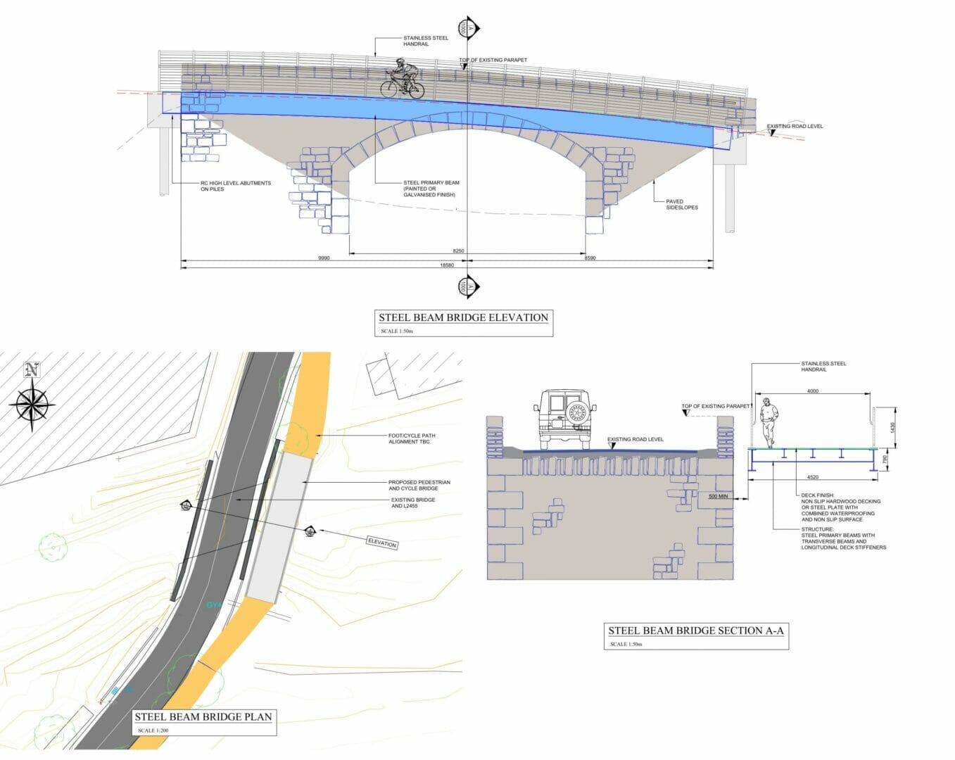 Lehenaghmore Road Improvement Scheme, Cork – Preliminary Bridge Design   @GDGeosolutions