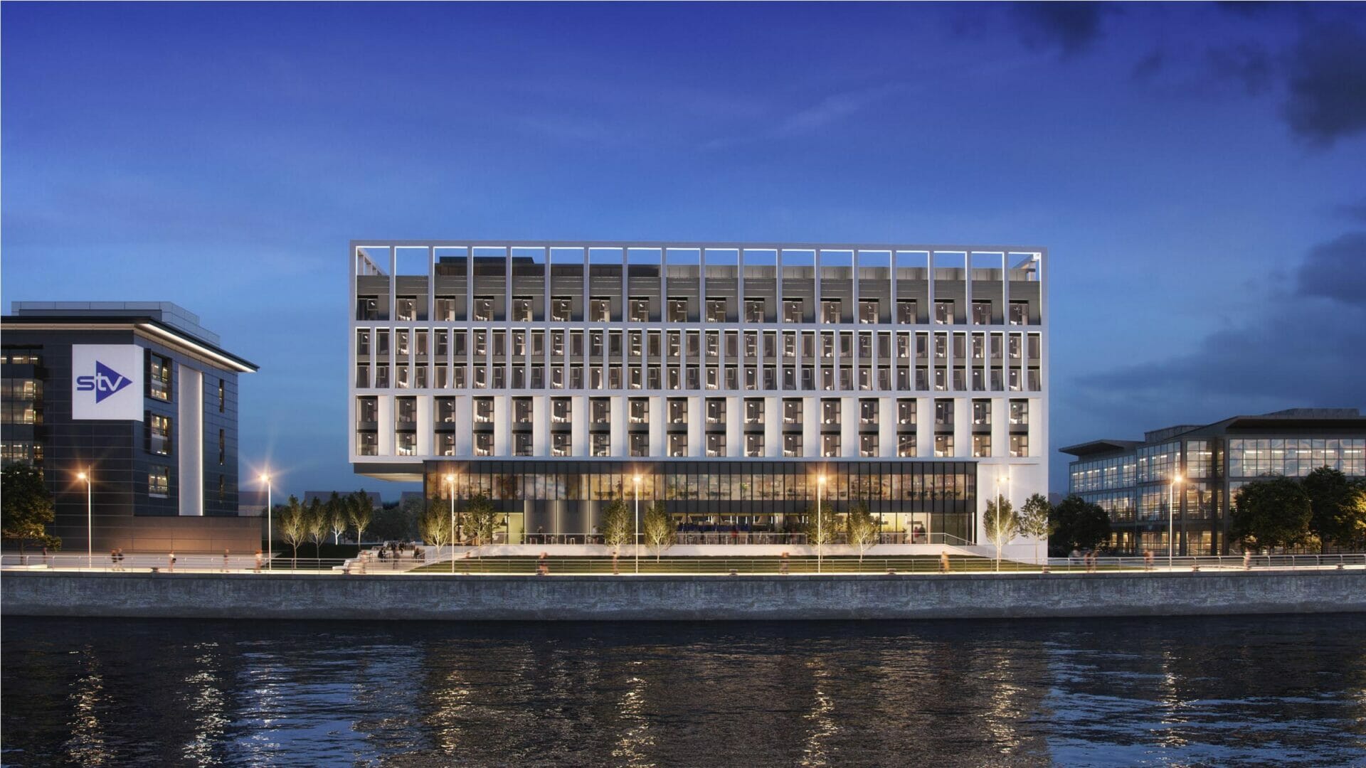 Mosaic Architecture + Design, one of Scotland’s most experienced practices, has secured Glasgow City Council planning approval to build an £18M Holiday Inn Pacific Quay hotel on the site of the former Glasgow Garden Festival.