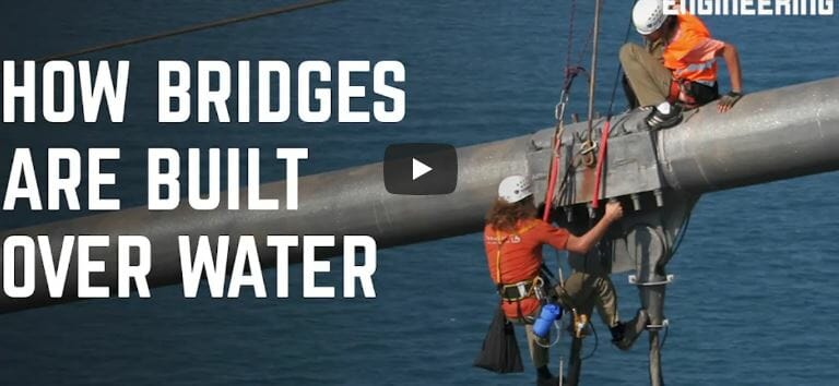 How bridges are built over water (marvels)  video