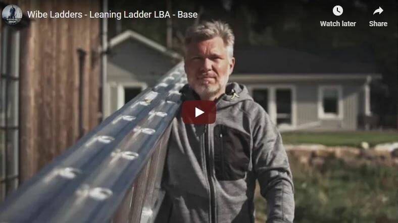 Wibe Ladders – Leaning Ladder LBA – Base