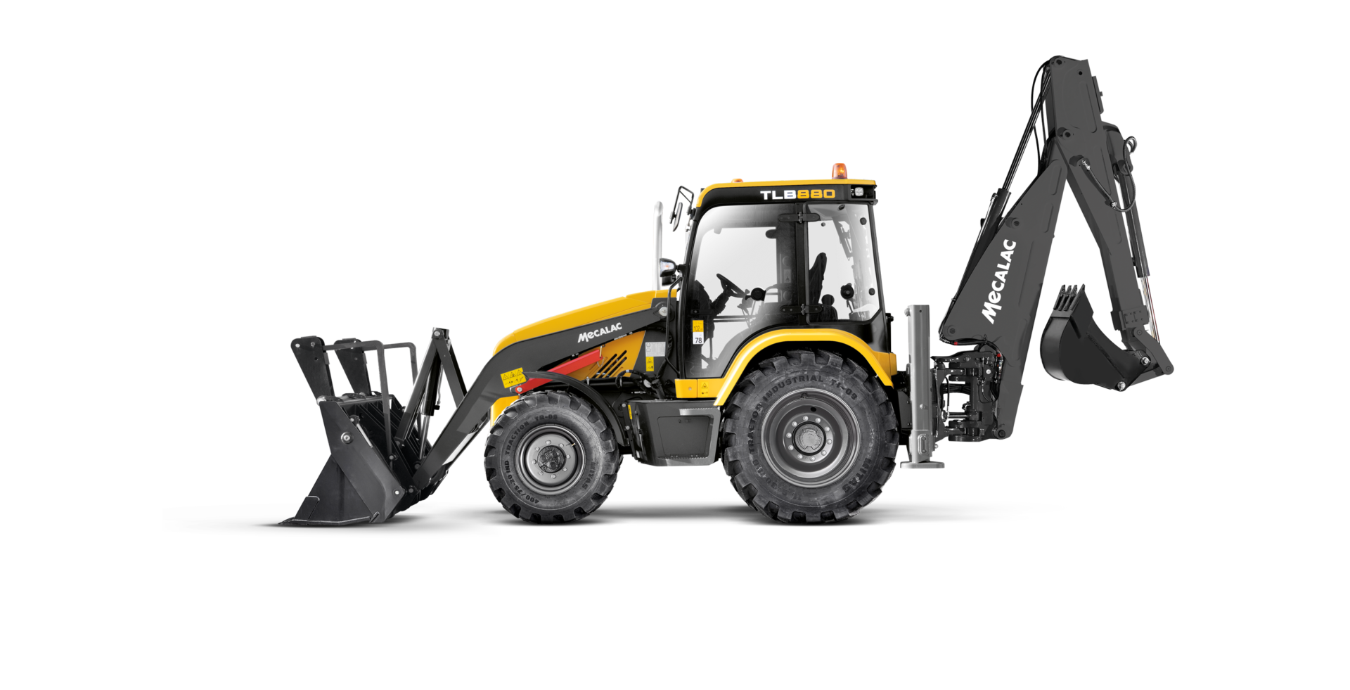 Mecalac unveils all-new TLB880 backhoe loader @Mecalac_CE
