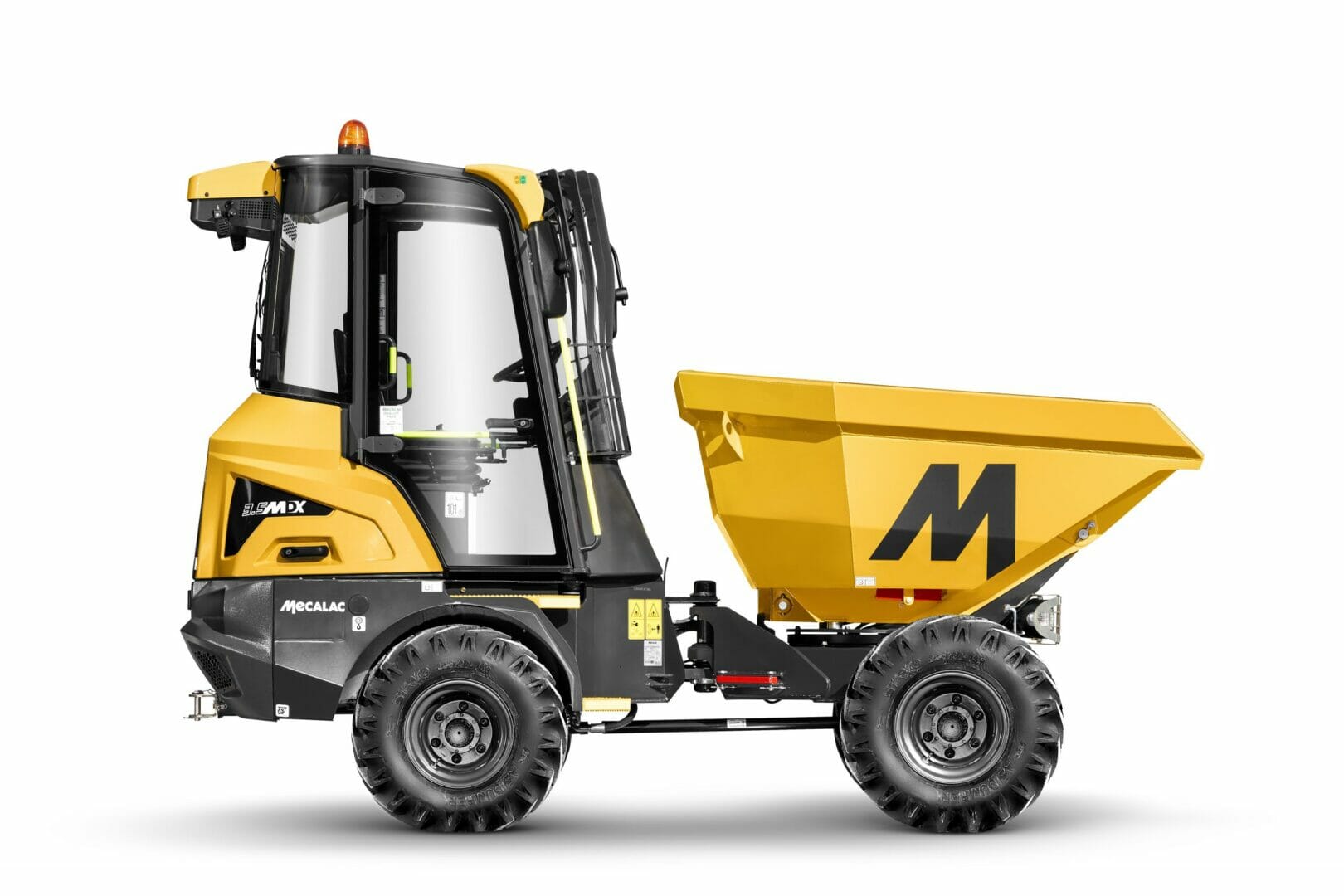 Mecalac launches its innovative 3.5MDX cabbed site dumper @Mecalac_CE