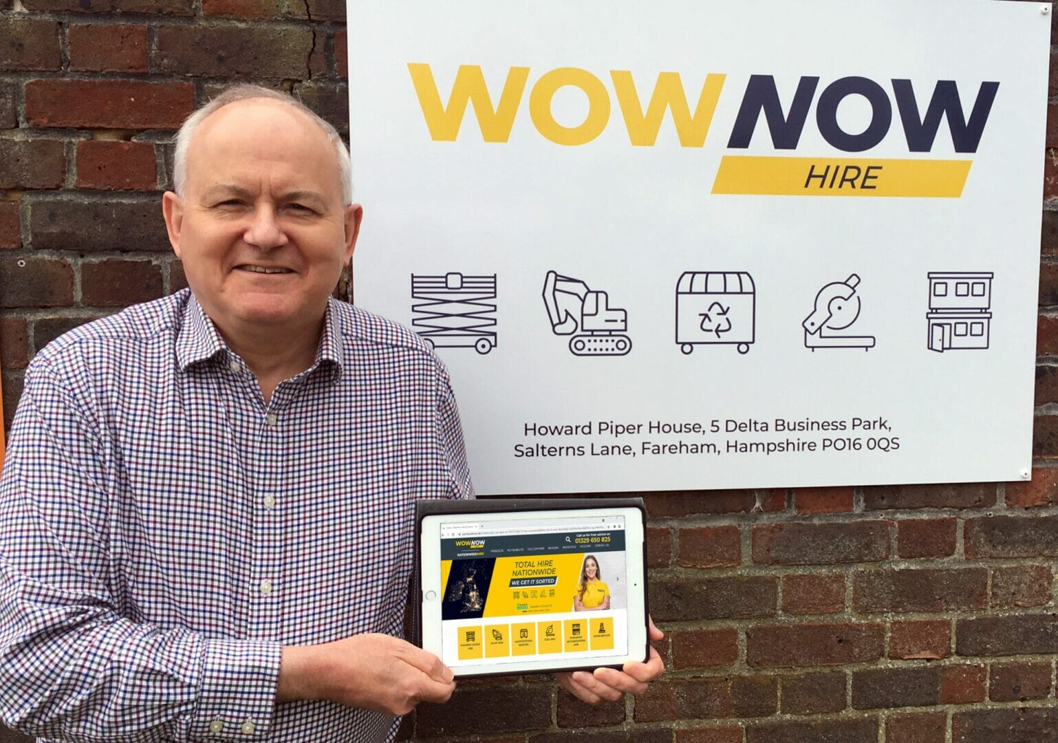 Construction equipment hire business aims to Wow with new name @WowNowHire