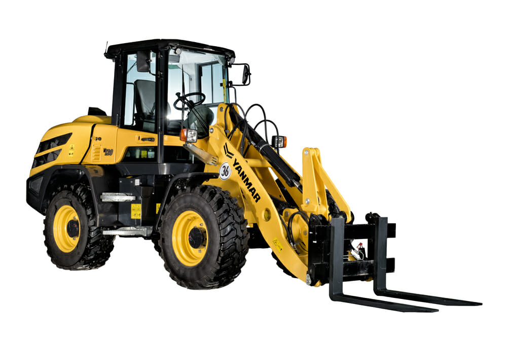 Yanmar launches Stage V-compliant V120 wheel loader @YanmarEurope