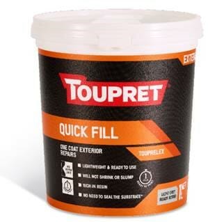 Toupret, the professional’s choice for quality wall fillers, has today improved its Quick Fill collection with a new interior surfaces product that is ready-to-paint in just 30 minutes.   @ToupretUK