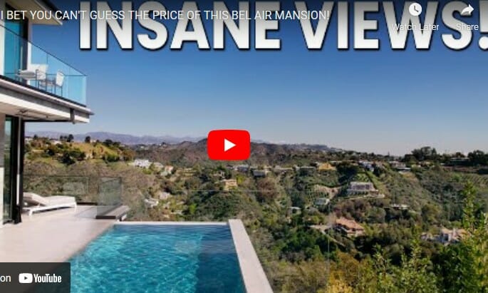 I BET YOU CAN’T GUESS THE PRICE OF THIS BEL AIR MANSION!