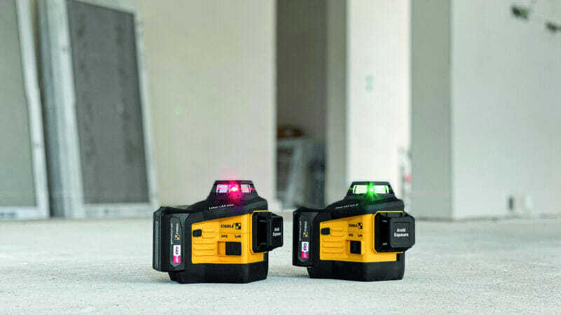New multi-line lasers from STABILA –  Superior visibility for efficient levelling