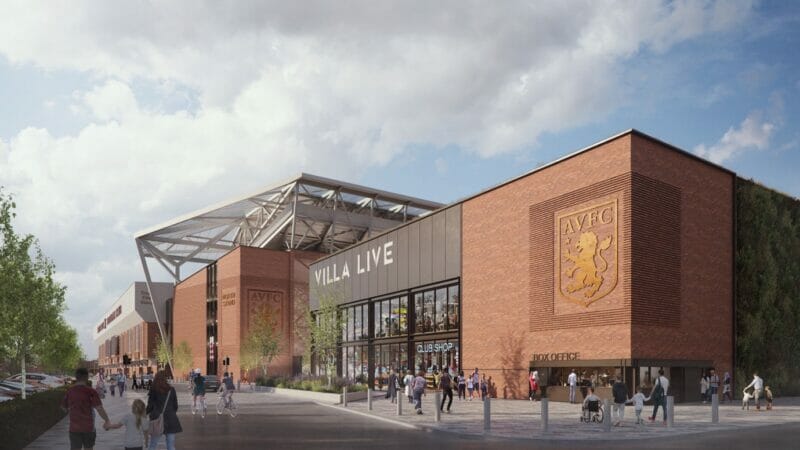 Aston Villa unveils new CGIs of Villa Park redevelopment