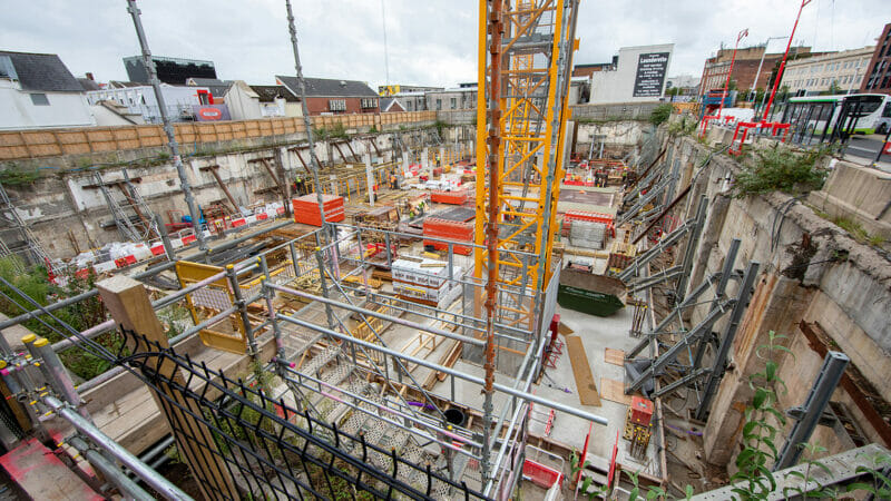 MABEY HIRE INSTALLS BESPOKE BASEMENT PROPPING TO FACILITATE SWANSEA CITY CENTRE REDEVELOPMENT