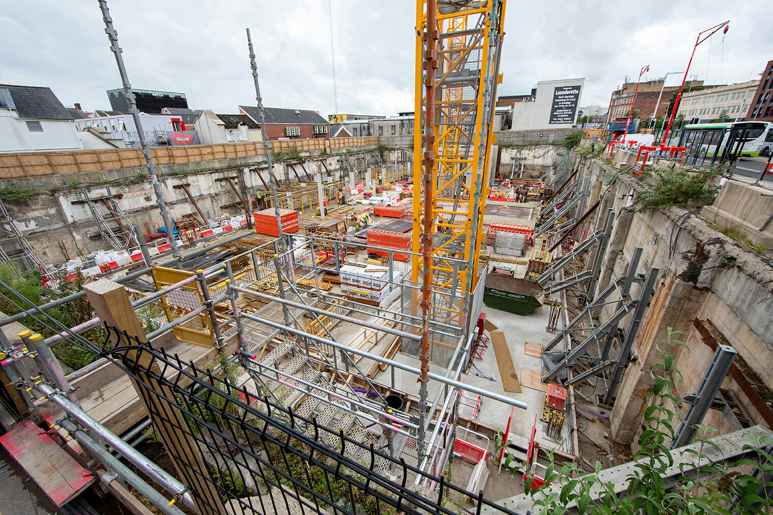 MABEY HIRE INSTALLS BESPOKE BASEMENT PROPPING TO FACILITATE SWANSEA CITY CENTRE REDEVELOPMENT