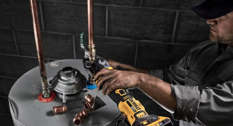 DEWALT Introduces New 20V MAX* Compact Press Tool and Several Accessories Supporting HVACR Technicians, Plumbers and Pipefitters
