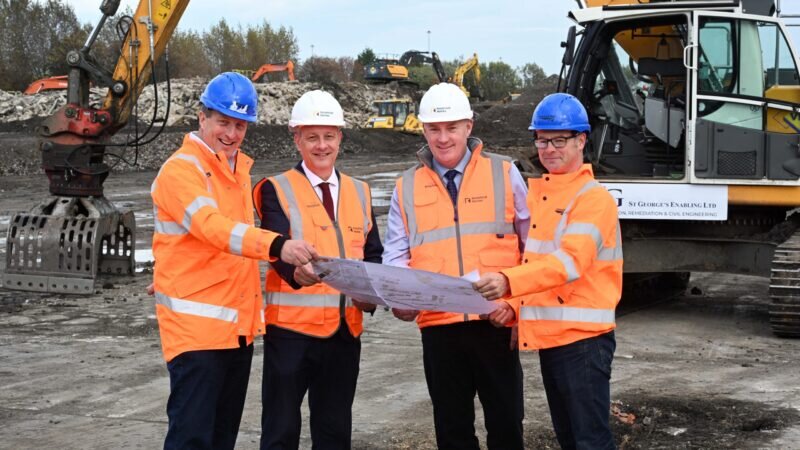 First spade in the ground at £37m Newcastle housing regeneration project