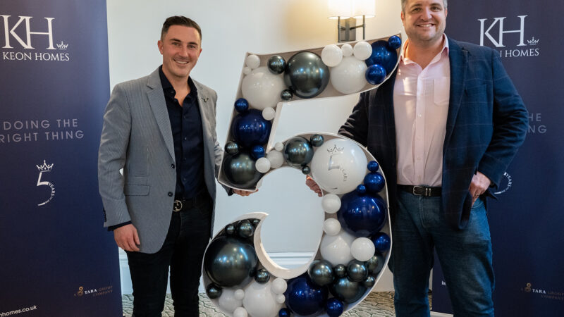 Keon Homes celebrates 5th birthday with record £40m present