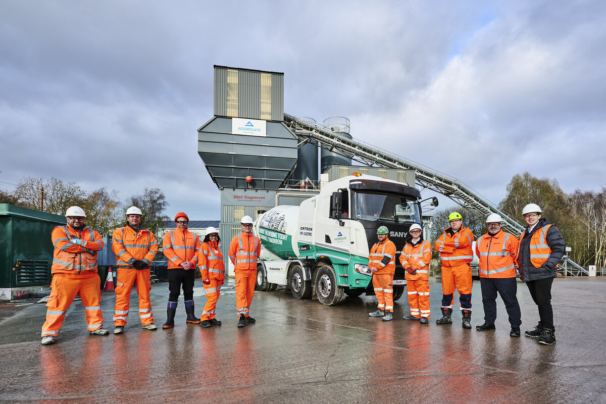 New zero emissions mixer truck thing of electric dreams