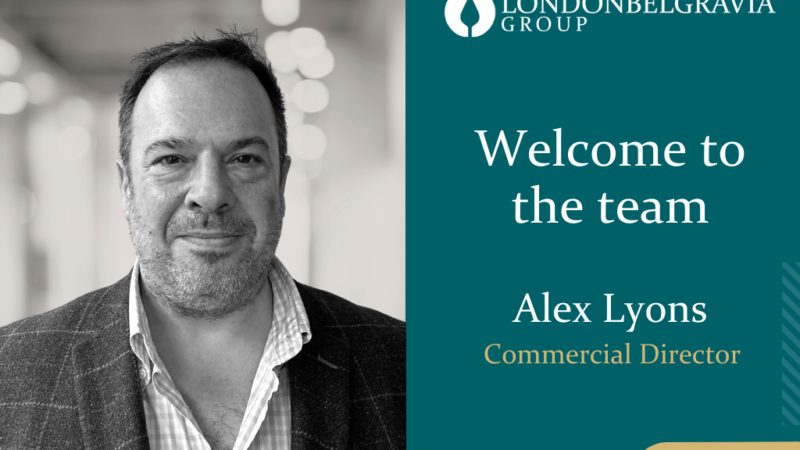 LONDON BELGRAVIA GROUP WELCOMES ALEX LYONS AS COMMERCIAL DIRECTOR