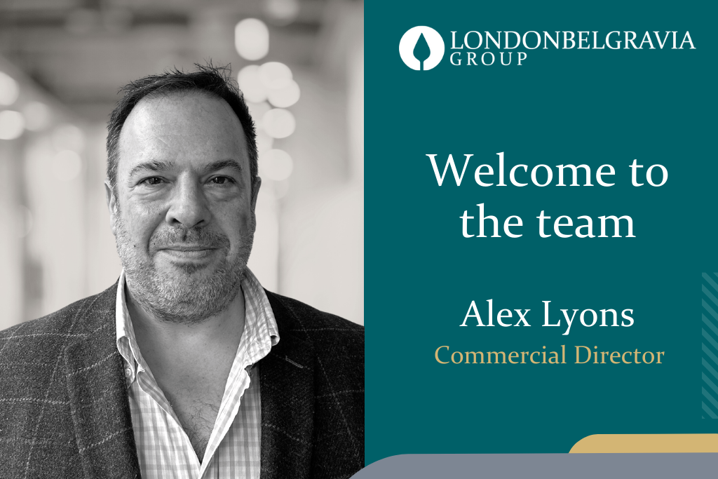 LONDON BELGRAVIA GROUP WELCOMES ALEX LYONS AS COMMERCIAL DIRECTOR