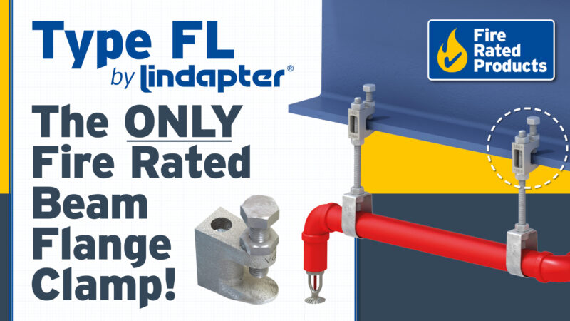 Type FL by Lindapter – The ONLY Fire Rated Beam Flange Clamp!