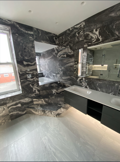 Lancashire Luxury Steam Room gets the Schlüter treatment for a stunning result