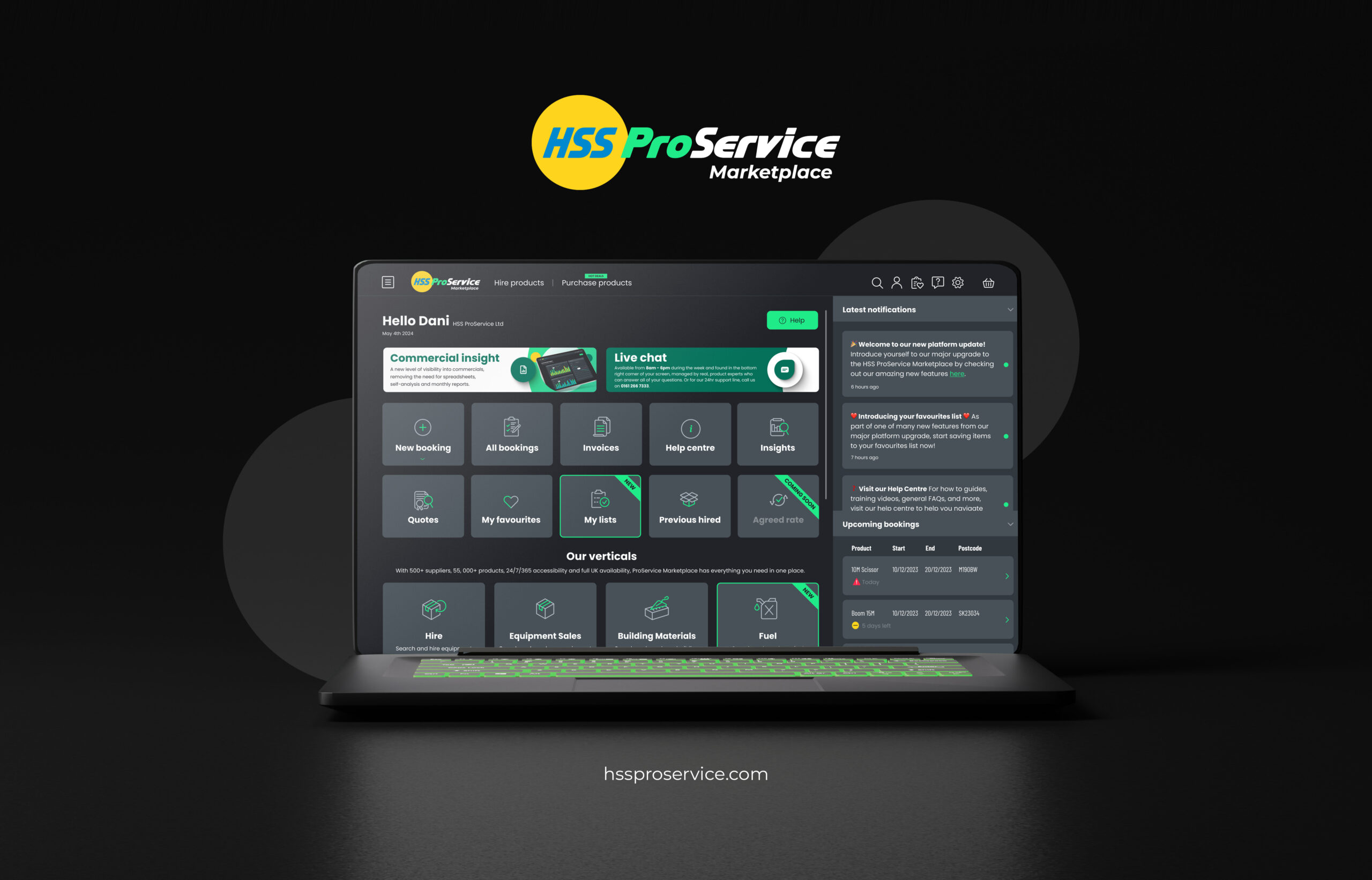 HSS Hire launches revolutionary new online marketplace, HSS ProService