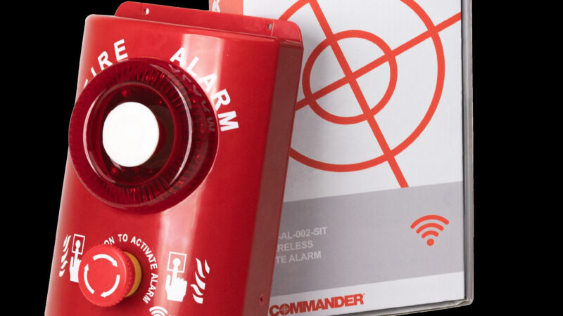 CheckFire unveils the new Commander Wireless Site Alarm connecting up to 20 units