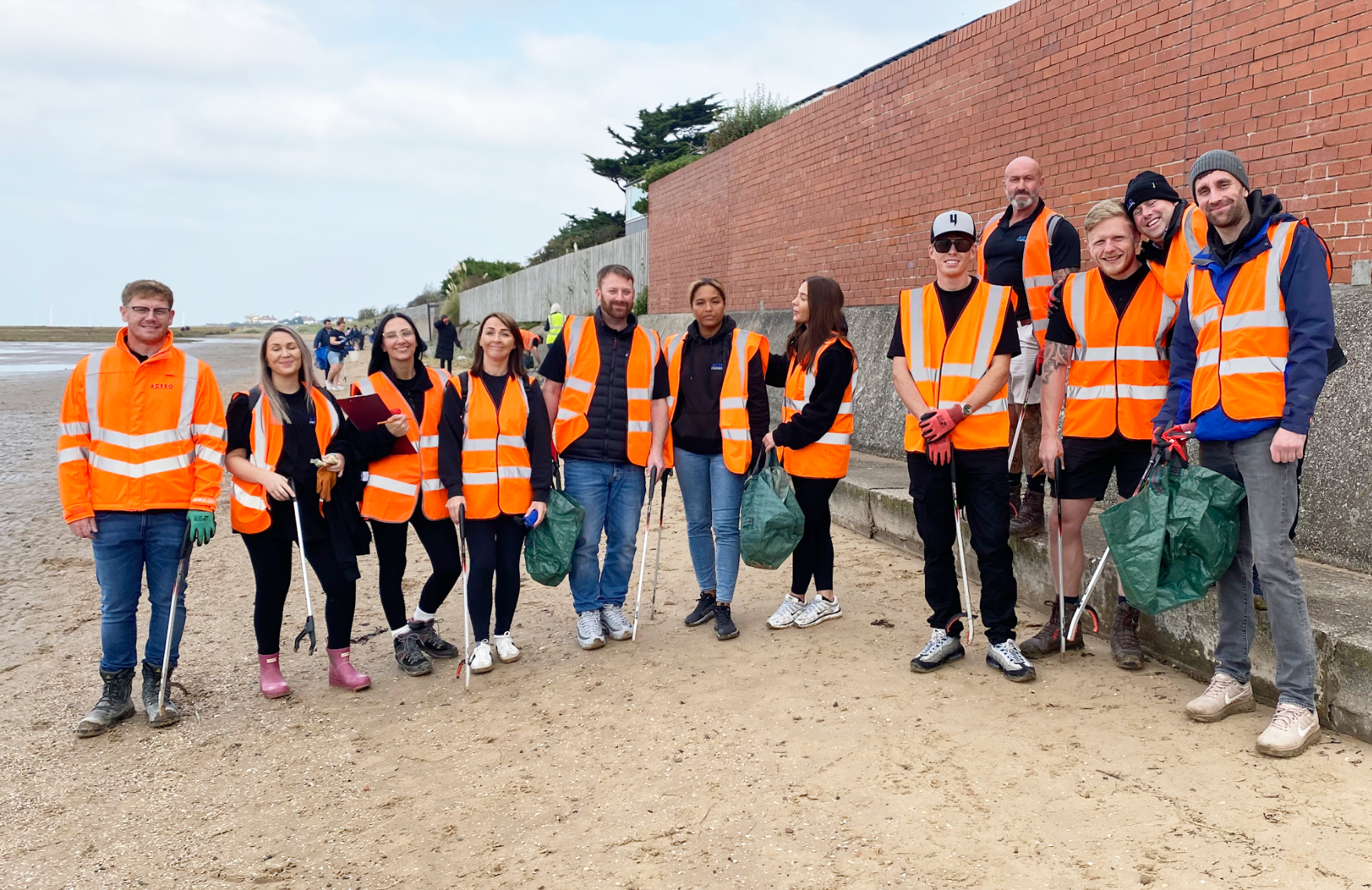 Acero Construction Team Joins Forces for The Great British Beach Clean 2024