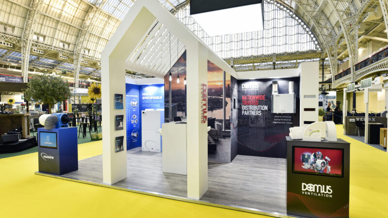 Energy saving ventilation solutions from Nuaire & Domus Ventilation at London Build 2024