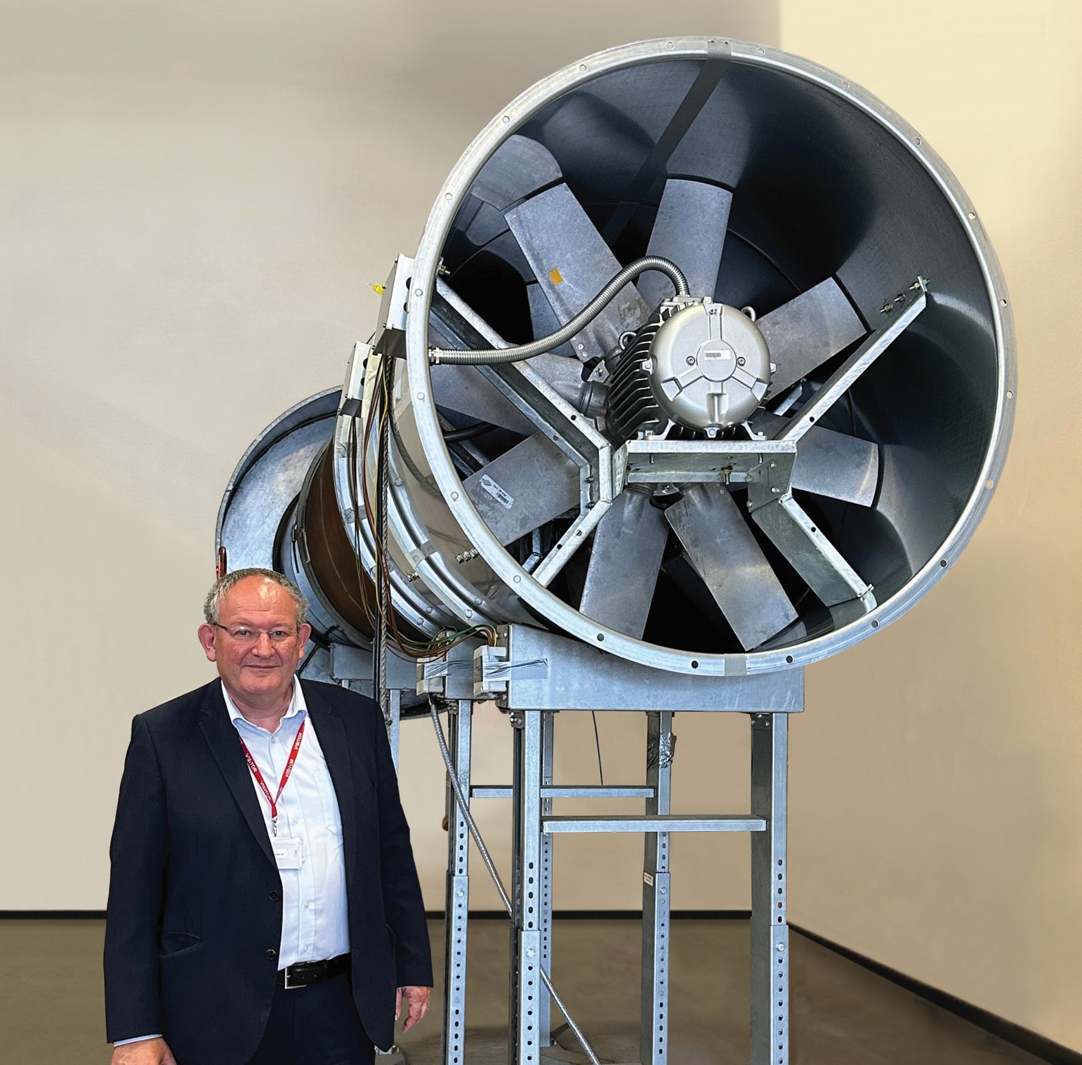 Nuaire stand dedicated to high temperature fans at London Build 2024