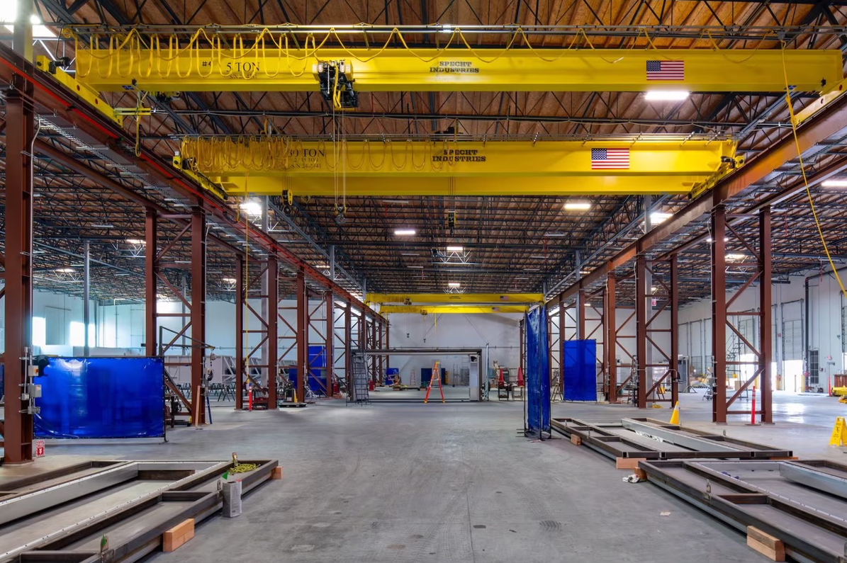 Specht Industries Installs R&M Cranes, Hoists at Autoclave Systems Manufacturer